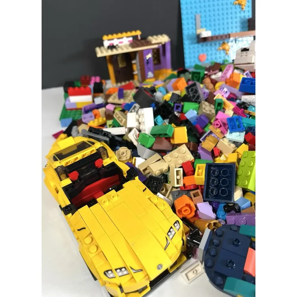 Lego Bulk Lot 3 lb 13 Oz. Loose Bricks Parts Pieces Genuine Lego Mixed Lot